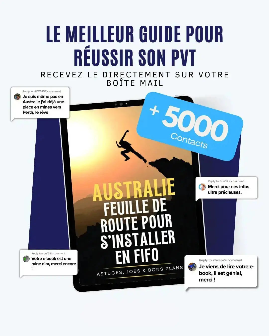 🔥 Pack 5K contacts : + de 5000 contacts exclusifs, le kit ultime pour travailler en Australie E - books + CV modifiable - Dream Australia